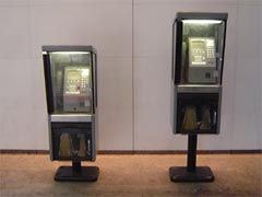 Telephones in department store