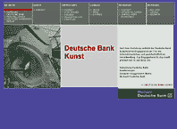 Deutsche Bank Kunst Webseite