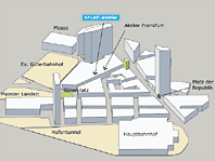3d model of the quarter north of the main station