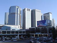 Shinagawa station - highrises