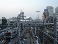 Yamanote line tracks