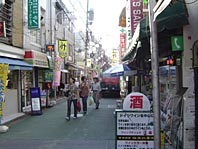 Shopping street in Gakugei Daigaku