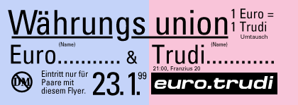 Flyer - multi.trudi - Waehrungsunion